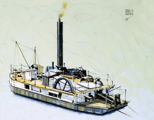 Bertha, bagr z roku 1844 od John S. Smith