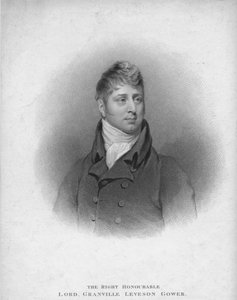 Správný ctihodný lord Granville Leveson Gower, 1813.