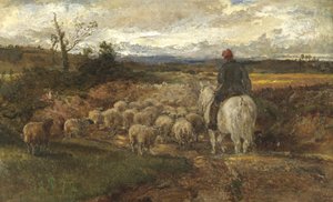 A Sussex Lane, 1872 (olej na papíře položeném na plátně)