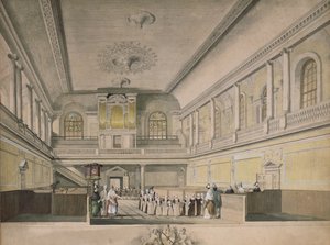 Kaple Foundling Hospital při pohledu na západ, 1773