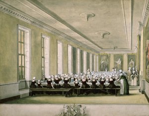 Dívčí jídelna nalézecké nemocnice, 1773