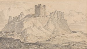 Hrad Bamburgh, Northumberland od John Sell Cotman