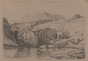 Cader Idris od John Sell Cotman