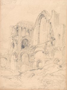 Převorství Castle Acre, Norfolk od John Sell Cotman