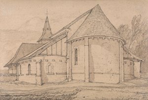 East End of the Abbey Church of St. Paul v Rouen, Normandie od John Sell Cotman