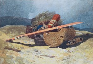 Fish Swills and Rudder, 1809 (tužka, wc na papíře) od John Sell Cotman
