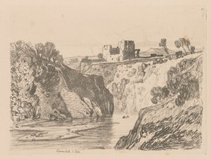 Liber Studiorum: Plate 27, Kilgarren Castle, N. Wales, 1838. od John Sell Cotman