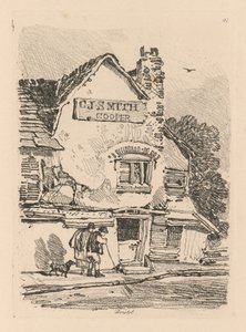 Kniha studií: Plate 41, Dům v Bristolu od John Sell Cotman