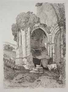 Opatství Rievaulx, Yorkshire, 1810. od John Sell Cotman