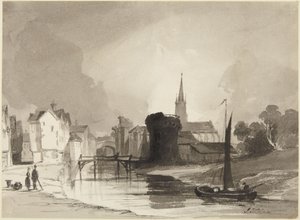 Říční krajina od John Sell Cotman