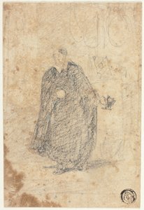 Náčrt stojícího herce od John Sell Cotman