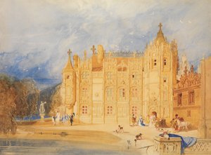 Abbatial House, Abbatial of St. Ouen, Rouen, 1824-31. od John Sell Cotman