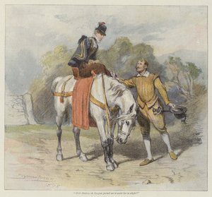 Srdce Denisy (chromolit) od John Seymour Lucas