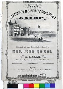 Weymouth and Great Western Galop, cca 1870 (litografie na papíře) od John Sherren