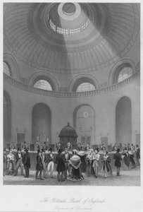 Rotunda, Bank of England – výplata dividend, c1841