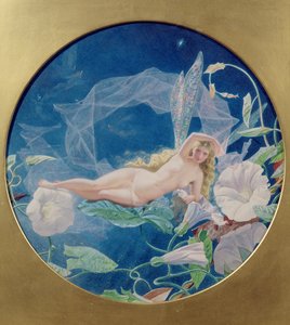 The Morning Glory Fairy (Wc & bodycolor na papíře)