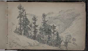 Alpská krajina, Zell am See, Rakousko od John Singer Sargent