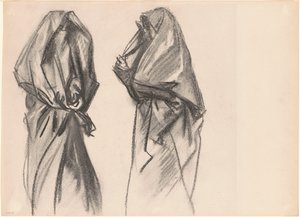 Beduínské ženy, 1890-1891. od John Singer Sargent