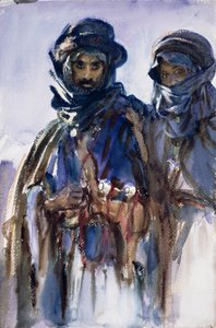 Beduíni, cca 1905 (wc na papíře) od John Singer Sargent