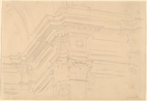 Královská kaple Entablature, Granada od John Singer Sargent