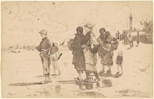 Out to Fish (Vyrazit na ryby) od John Singer Sargent