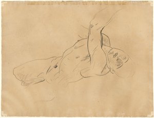 Padající mužský akt [verso] od John Singer Sargent