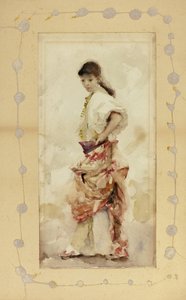 Dívka ve španělském kostýmu, před rokem 1880 od John Singer Sargent