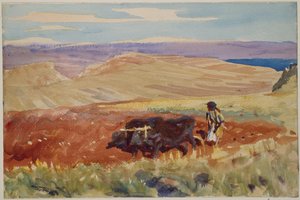 Galilejské kopce, asi 1905-06 (akvarel) od John Singer Sargent