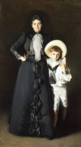 Portrét paní Edward L. Davisové a jejího syna Livingstona Davise od John Singer Sargent