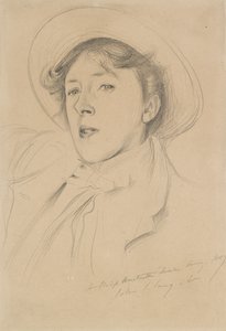 Portrét Vernona Lee, 1889 od John Singer Sargent