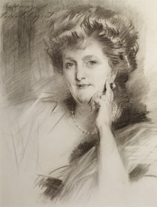 Portrét ženy, po roce 1900 (křída na tkaném papíře) od John Singer Sargent