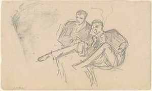 Sedící muži od John Singer Sargent