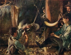 Shoeing the Ox, c1910 od John Singer Sargent