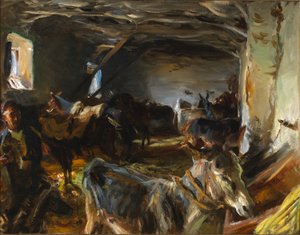 Stáj v Cuence od John Singer Sargent