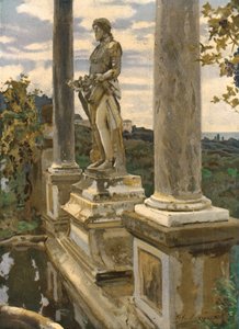 Socha Vertumna ve Frascati, 1907, c1930. od John Singer Sargent