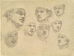 Studie pro vstup do války, 1920-1922. od John Singer Sargent