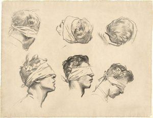 Studie pro Gassed, 1918-1919. od John Singer Sargent