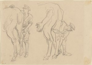 Studie pro Scots Grey, 1918. od John Singer Sargent