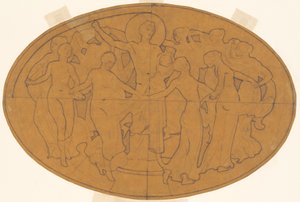 Studie pro Apollóna a múzy, c. 1921. od John Singer Sargent