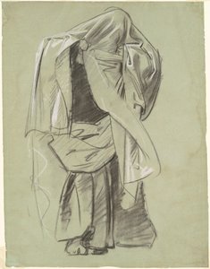 Studie na "Frieze of Prophets" od John Singer Sargent