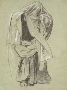 Studie pro Frieze of Prophets, 1890-1892. od John Singer Sargent