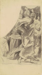 Studie k triumfu náboženství, c. 1903-1916. od John Singer Sargent