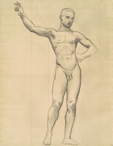 Studie Apolla pro Apolla a múzy, c. 1921. od John Singer Sargent