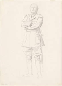 Studie generála Louise Bothy pro „generální důstojníky první světové války“ od John Singer Sargent