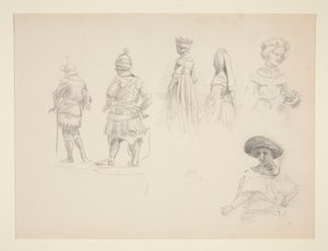 Studie šesti obrazců od John Singer Sargent
