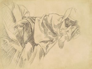 Studie o ukřižování pro patnáct tajemství růžence, 1903-1916. od John Singer Sargent
