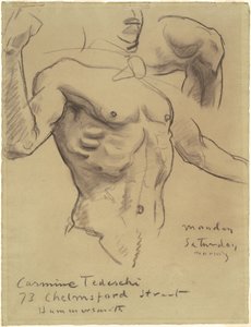 Studie o vzkříšení pro patnáct tajemství růžence, 1903-1916. od John Singer Sargent