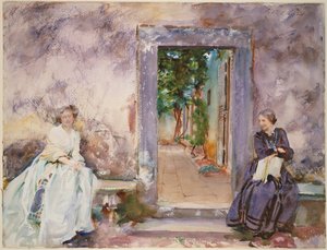 Zahradní zeď od John Singer Sargent