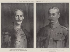 Dva Hamiltonové s Robertsem v Transvaalu od John Singer Sargent