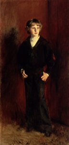Zesnulý major E.C. Harrison jako chlapec od John Singer Sargent